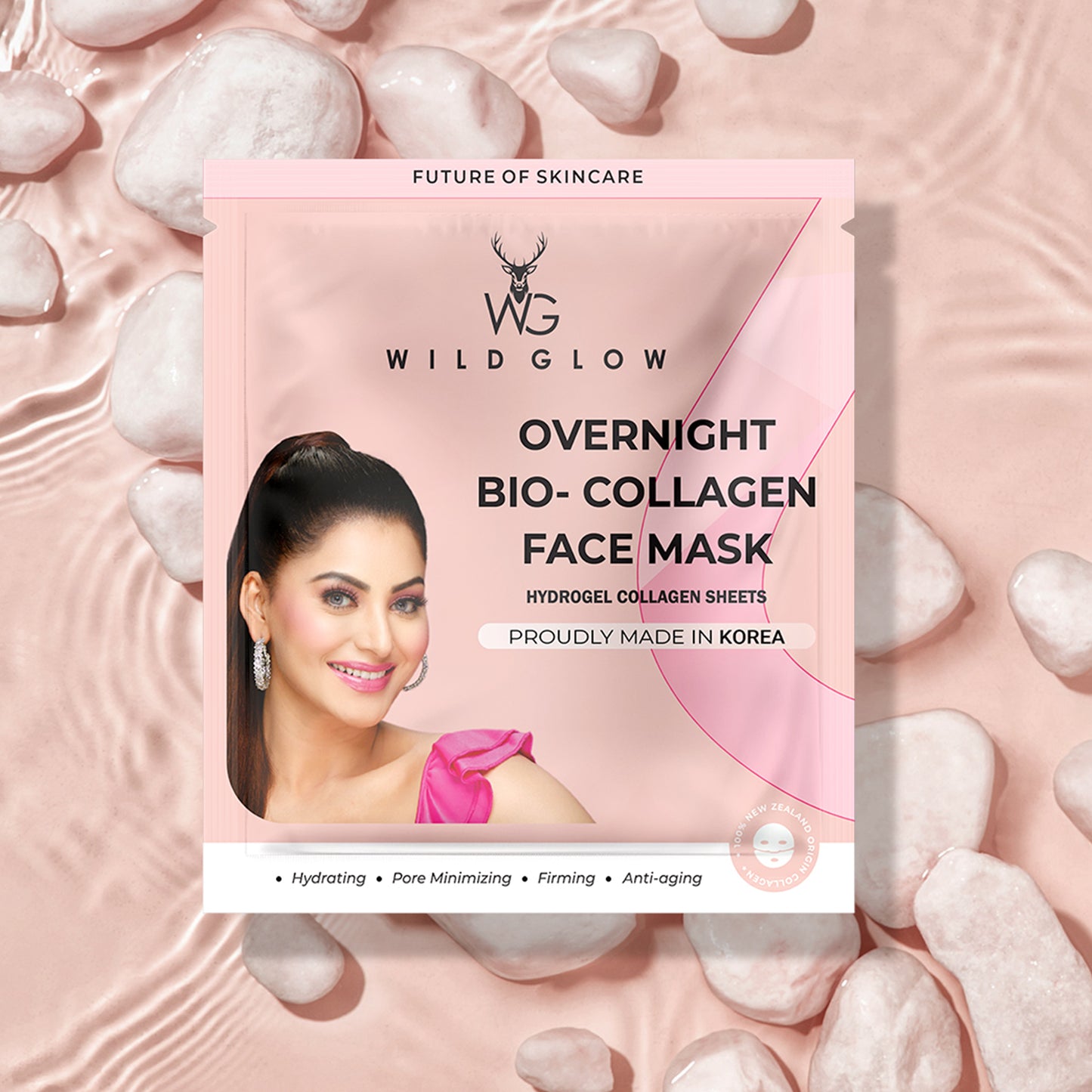 Korean Glass Skin Face Mask With Real Deep Bio-Collagen