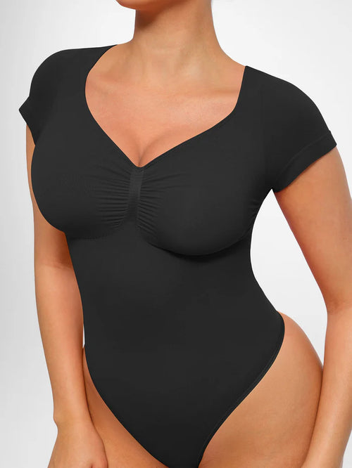 The Bodylove Tummy Control Seamless Short-Sleeve Bodysuit