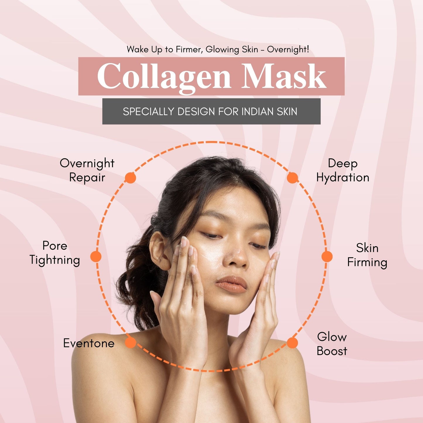 BodyLove - Korean Collagen Night Wrapping Peel Of Mask (BUY1-GET1)