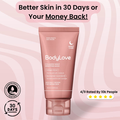 BodyLove - Korean Collagen Night Wrapping Peel Of Mask (BUY1-GET1)